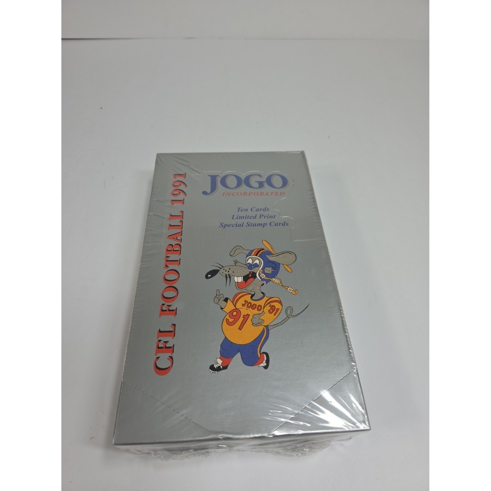1991 Jogo CFL Football Trading Cards, Factory Sealed Box